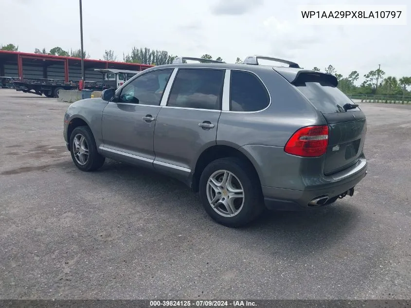 2008 Porsche Cayenne VIN: WP1AA29PX8LA10797 Lot: 39824125