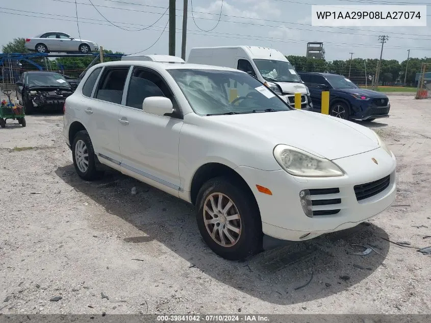 2008 Porsche Cayenne VIN: WP1AA29P08LA27074 Lot: 39841042