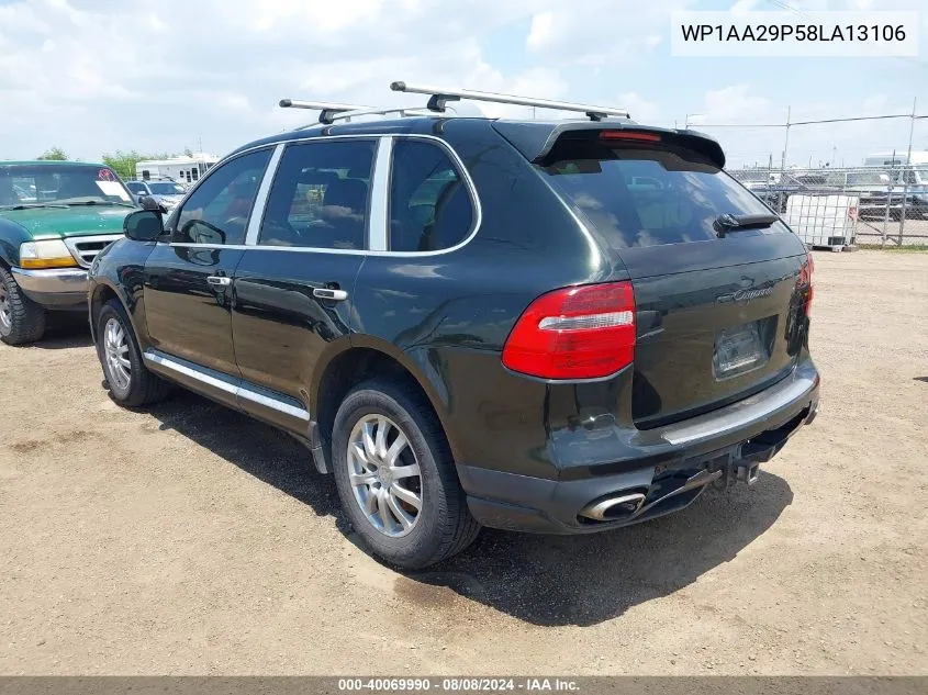 2008 Porsche Cayenne VIN: WP1AA29P58LA13106 Lot: 40069990