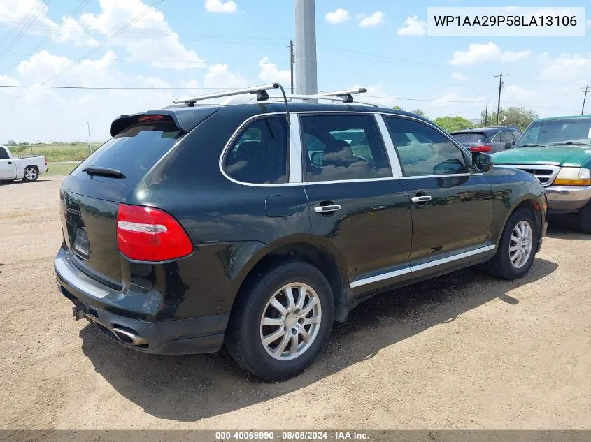 2008 Porsche Cayenne VIN: WP1AA29P58LA13106 Lot: 40069990