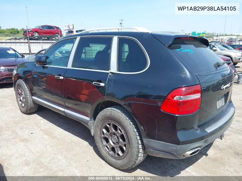 2008 Porsche Cayenne S VIN: WP1AB29P38LA54105 Lot: 40085013