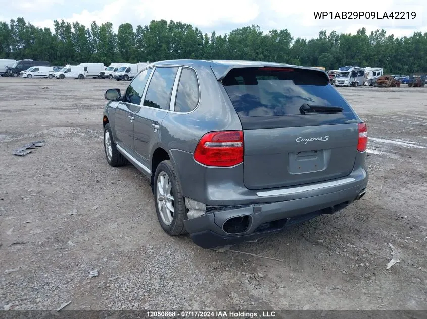 WP1AB29P09LA42219 2009 Porsche Cayenne