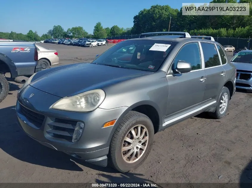 2009 Porsche Cayenne VIN: WP1AA29P19LA03223 Lot: 39473320