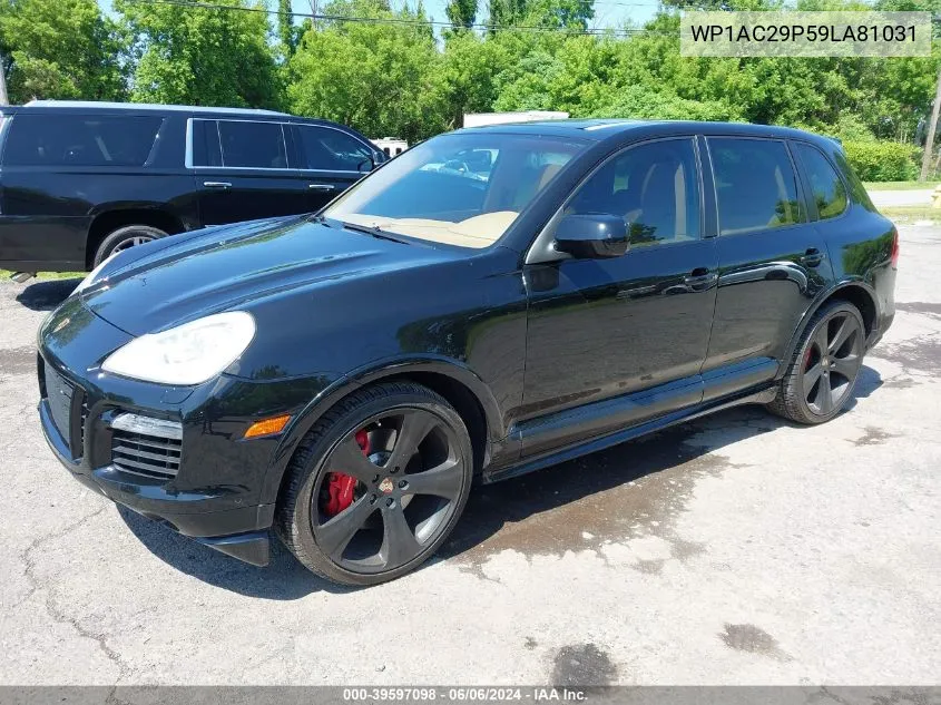 2009 Porsche Cayenne Turbo/Turbo S VIN: WP1AC29P59LA81031 Lot: 39597098