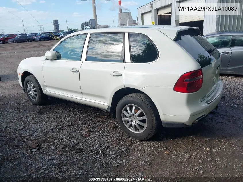 2009 Porsche Cayenne VIN: WP1AA29PX9LA10087 Lot: 39598767