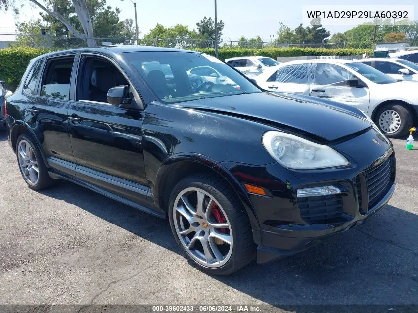 2009 Porsche Cayenne Gts VIN: WP1AD29P29LA60392 Lot: 39602433