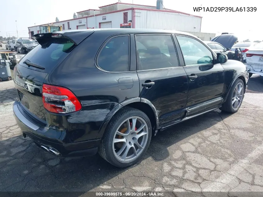 2009 Porsche Cayenne Gts VIN: WP1AD29P39LA61339 Lot: 39699575