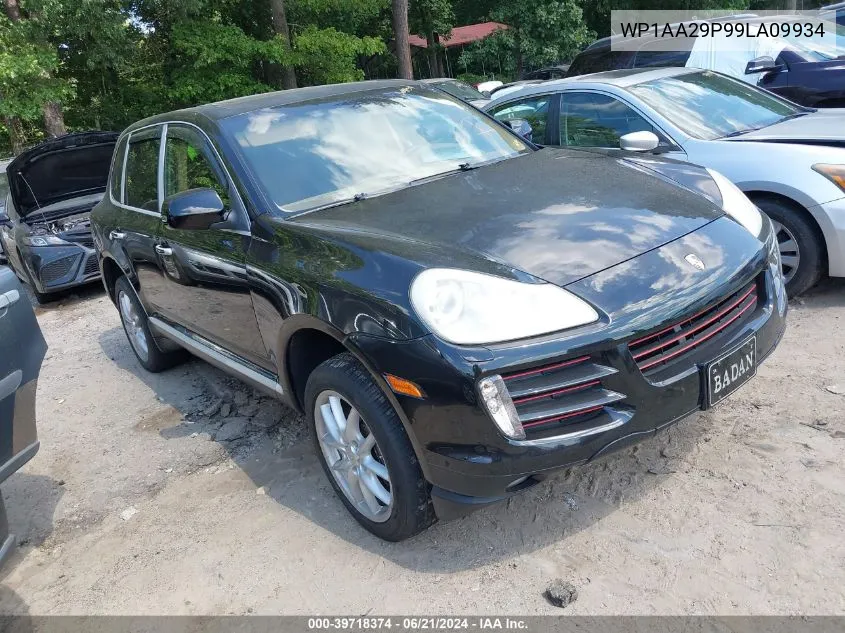 2009 Porsche Cayenne VIN: WP1AA29P99LA09934 Lot: 39718374