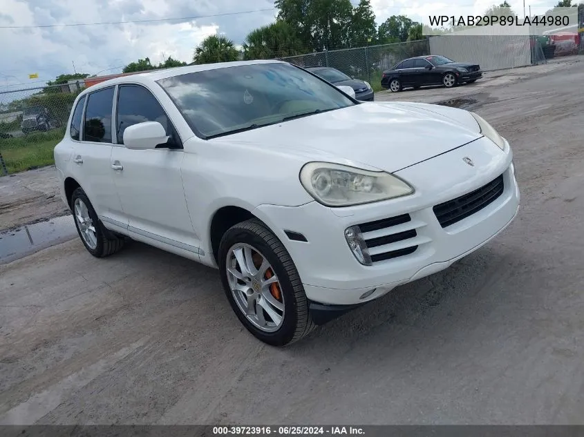 2009 Porsche Cayenne S VIN: WP1AB29P89LA44980 Lot: 39723916