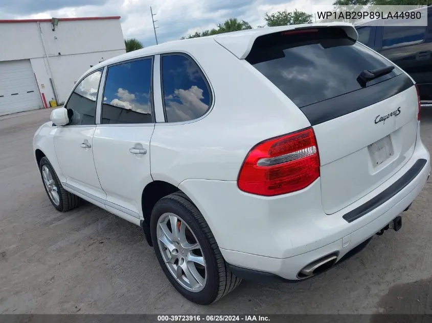 2009 Porsche Cayenne S VIN: WP1AB29P89LA44980 Lot: 39723916