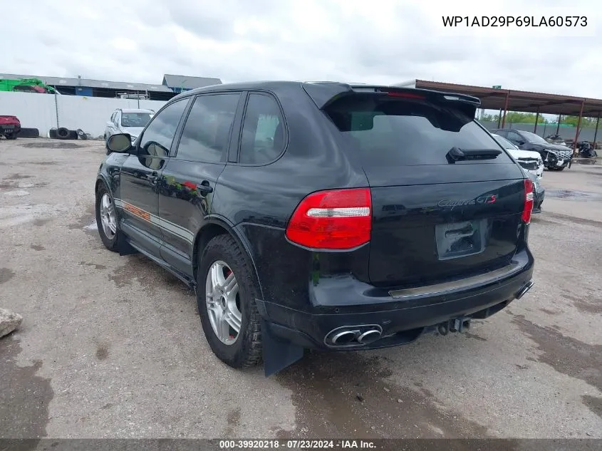 2009 Porsche Cayenne Gts VIN: WP1AD29P69LA60573 Lot: 39920218