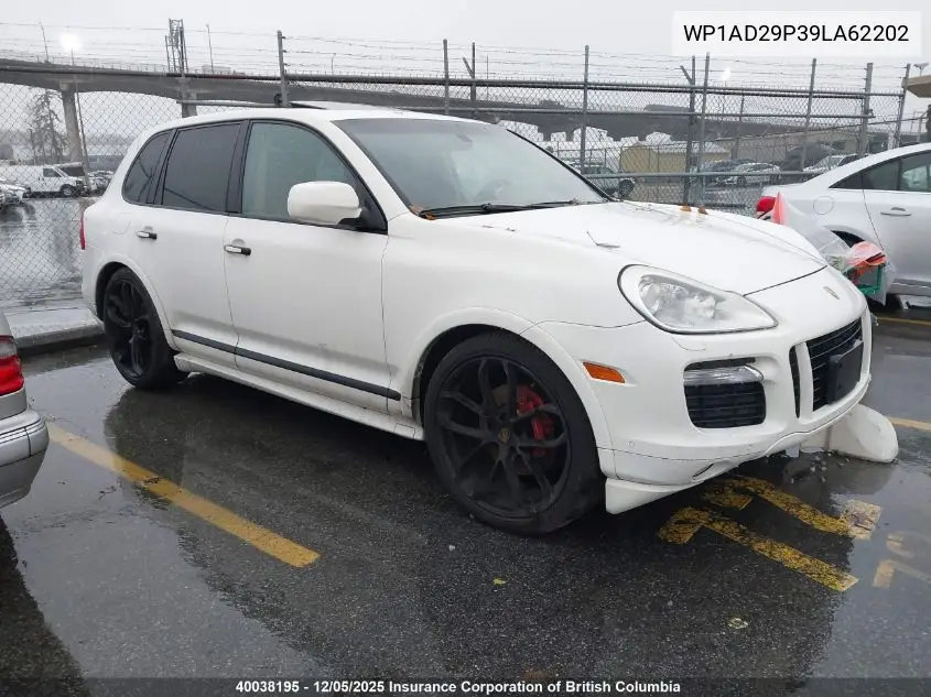 WP1AD29P39LA62202 2009 Porsche Cayenne Gts