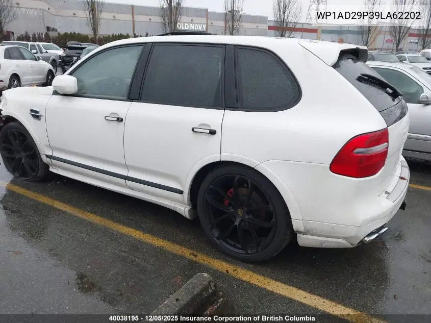 WP1AD29P39LA62202 2009 Porsche Cayenne Gts
