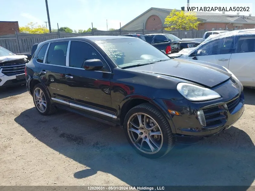 WP1AB2AP8ALA50262 2010 Porsche Cayenne