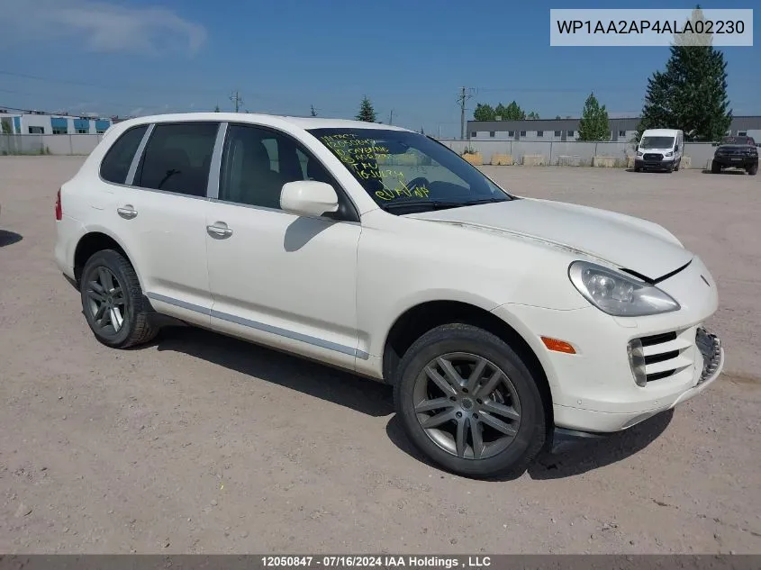 WP1AA2AP4ALA02230 2010 Porsche Cayenne