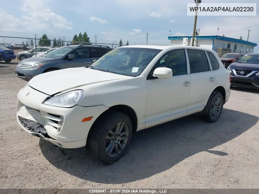 WP1AA2AP4ALA02230 2010 Porsche Cayenne