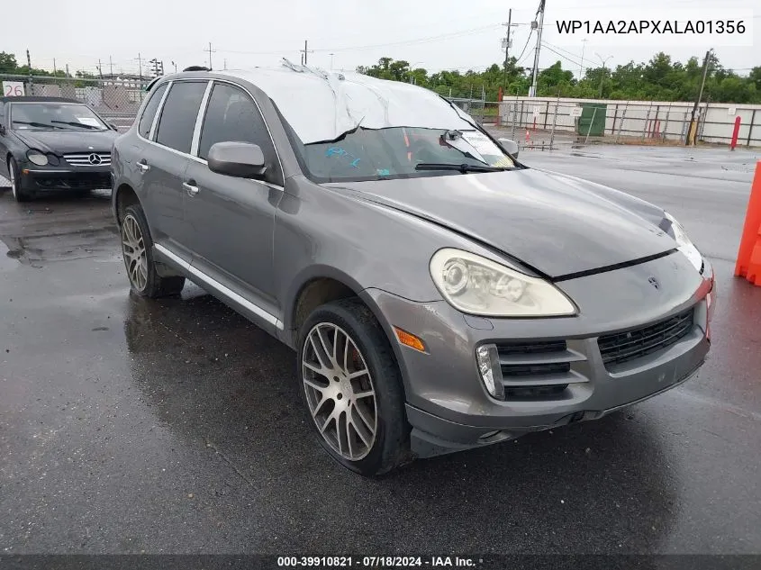 WP1AA2APXALA01356 2010 Porsche Cayenne