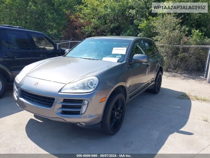 WP1AA2AP3ALA03952 2010 Porsche Cayenne