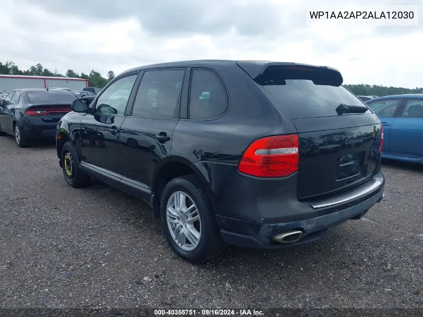 WP1AA2AP2ALA12030 2010 Porsche Cayenne