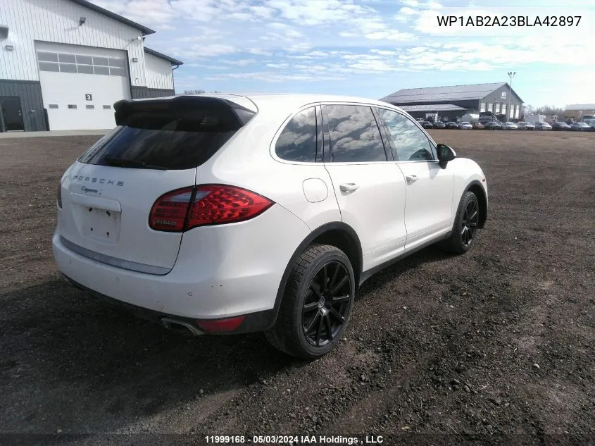 WP1AB2A23BLA42897 2011 Porsche Cayenne