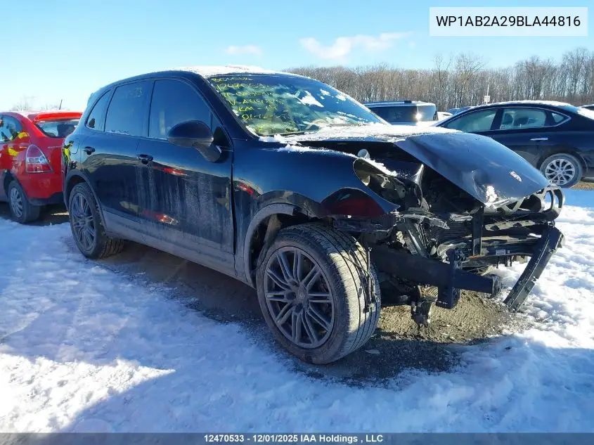 WP1AB2A29BLA44816 2011 Porsche Cayenne S