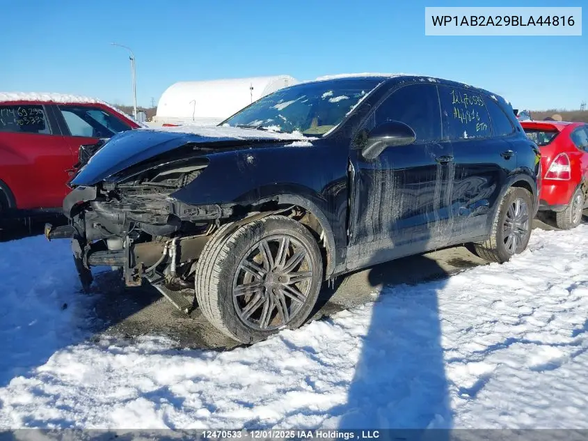WP1AB2A29BLA44816 2011 Porsche Cayenne S