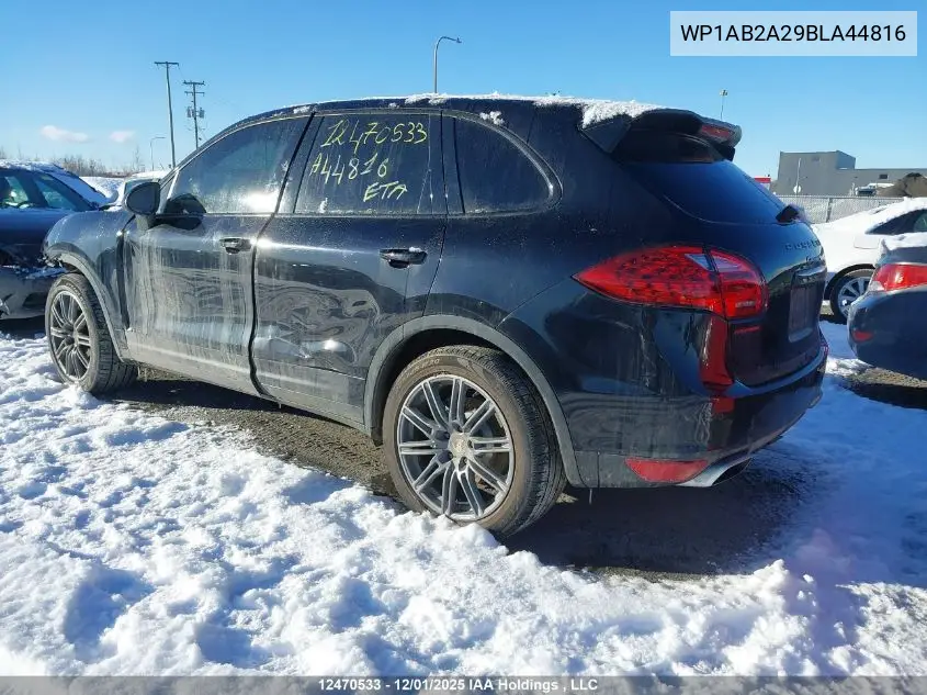 WP1AB2A29BLA44816 2011 Porsche Cayenne S