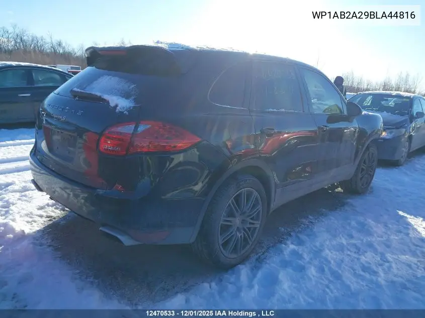 WP1AB2A29BLA44816 2011 Porsche Cayenne S