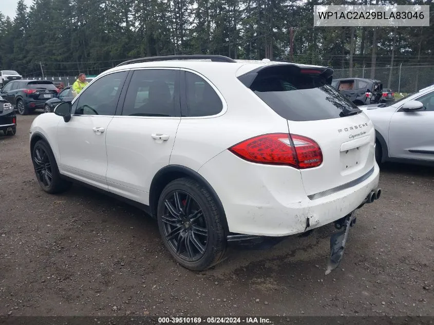 WP1AC2A29BLA83046 2011 Porsche Cayenne Turbo