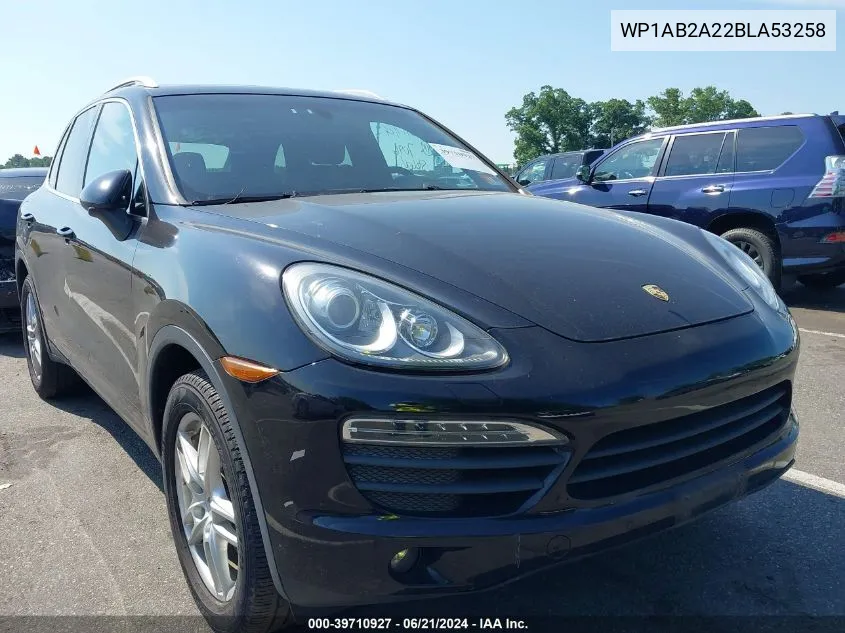 WP1AB2A22BLA53258 2011 Porsche Cayenne S