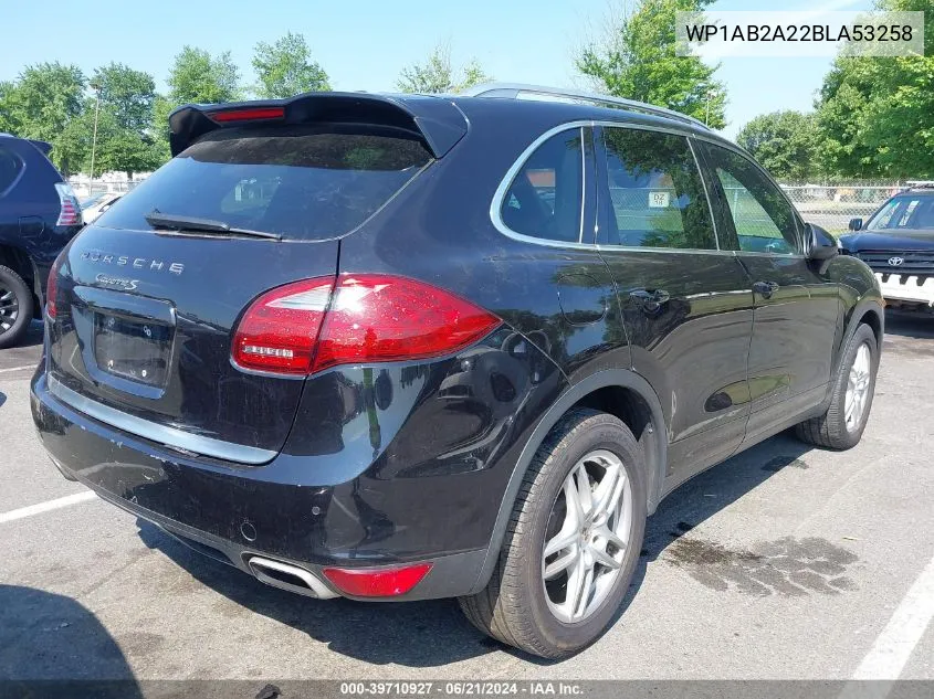 WP1AB2A22BLA53258 2011 Porsche Cayenne S