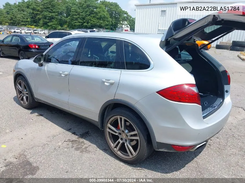 WP1AB2A22BLA51784 2011 Porsche Cayenne S