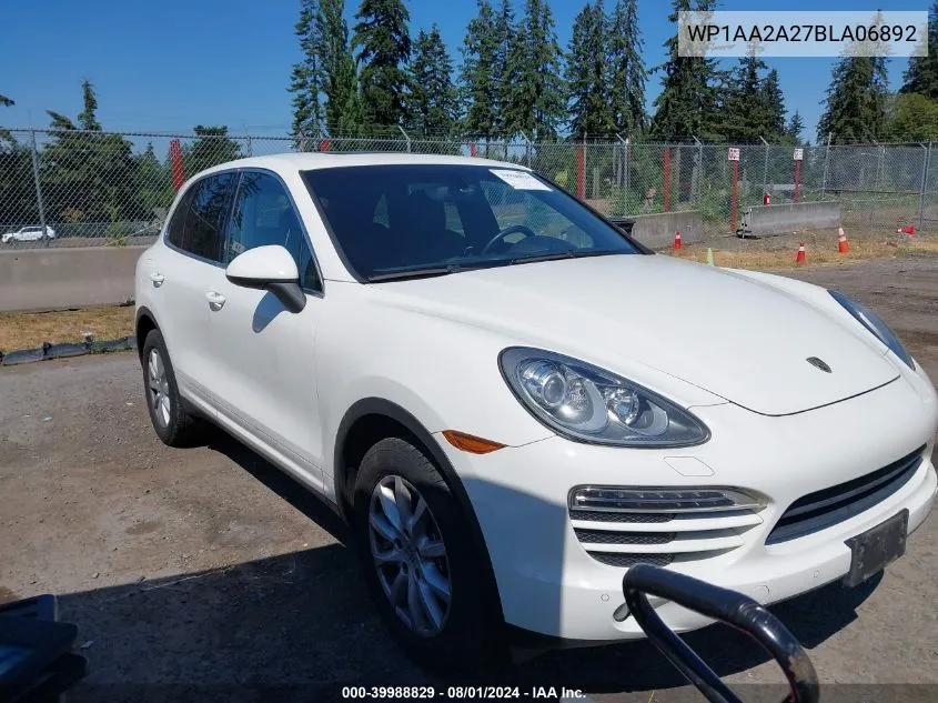 WP1AA2A27BLA06892 2011 Porsche Cayenne