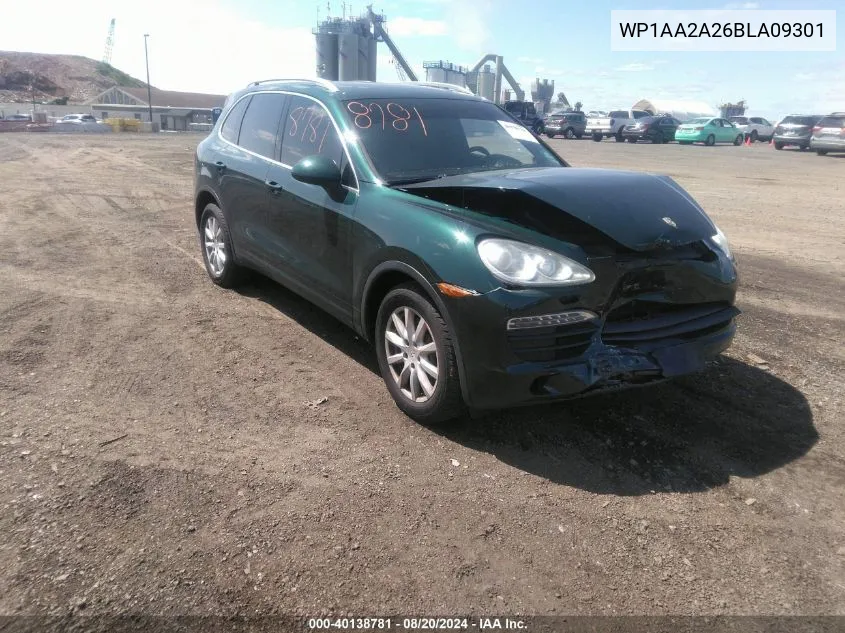 2011 Porsche Cayenne VIN: WP1AA2A26BLA09301 Lot: 40138781