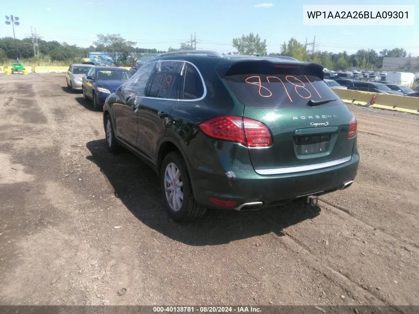 WP1AA2A26BLA09301 2011 Porsche Cayenne