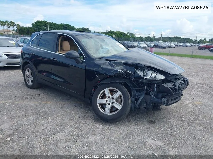 2011 Porsche Cayenne VIN: WP1AA2A27BLA08626 Lot: 40204522