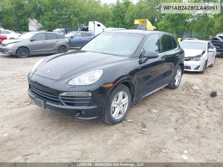 2012 Porsche Cayenne VIN: WP1AB2A28CLA48891 Lot: 12055156