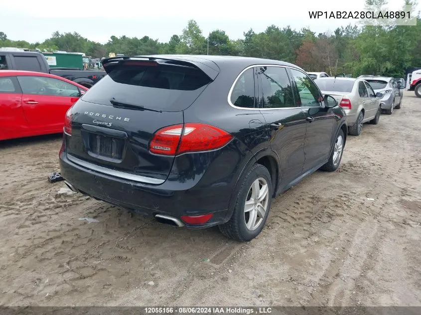 2012 Porsche Cayenne VIN: WP1AB2A28CLA48891 Lot: 12055156