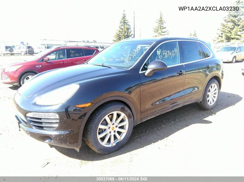 WP1AA2A2XCLA03230 2012 Porsche Cayenne