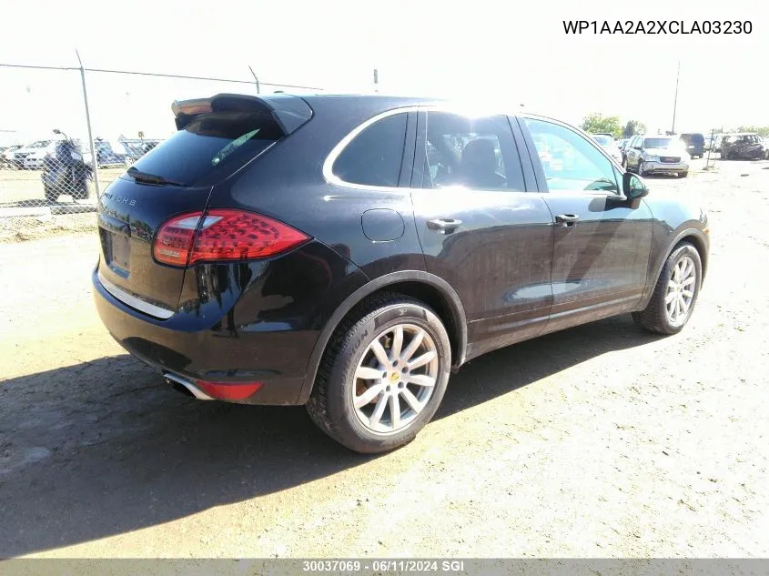 WP1AA2A2XCLA03230 2012 Porsche Cayenne