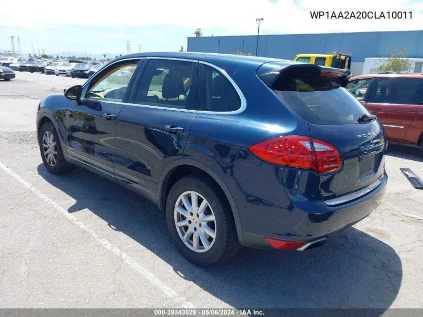 WP1AA2A20CLA10011 2012 Porsche Cayenne