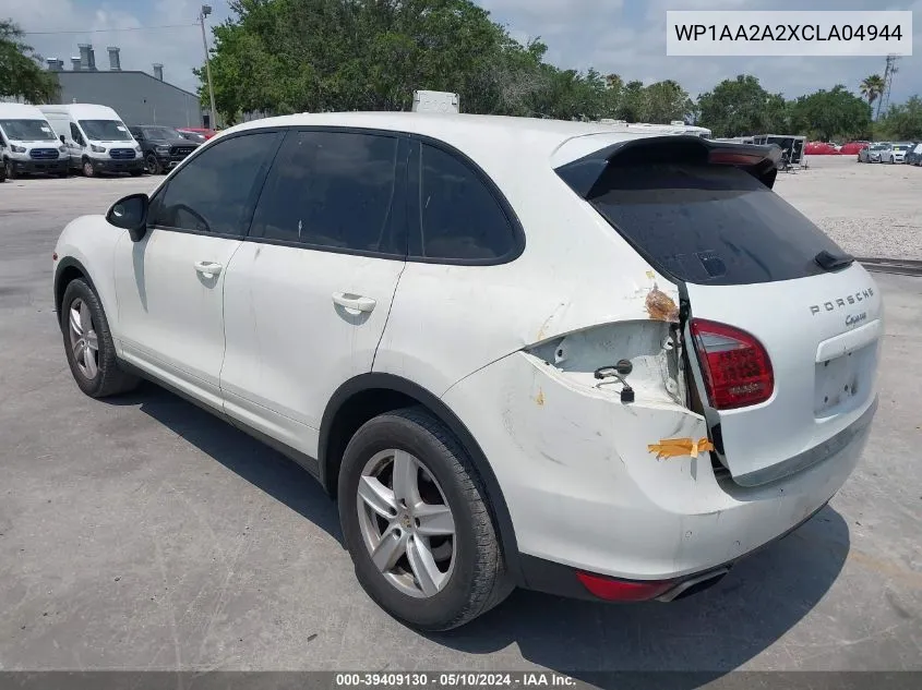 WP1AA2A2XCLA04944 2012 Porsche Cayenne