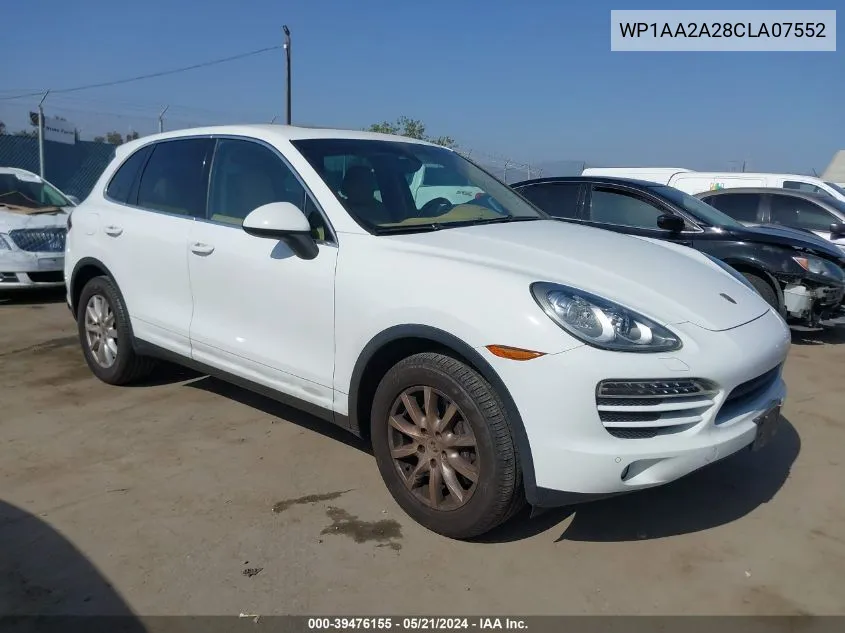 WP1AA2A28CLA07552 2012 Porsche Cayenne