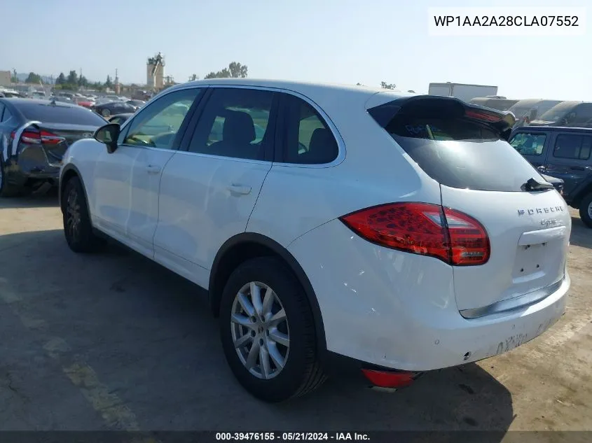 WP1AA2A28CLA07552 2012 Porsche Cayenne