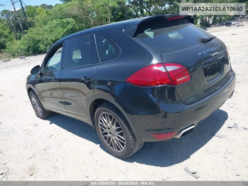 WP1AA2A21CLA10650 2012 Porsche Cayenne