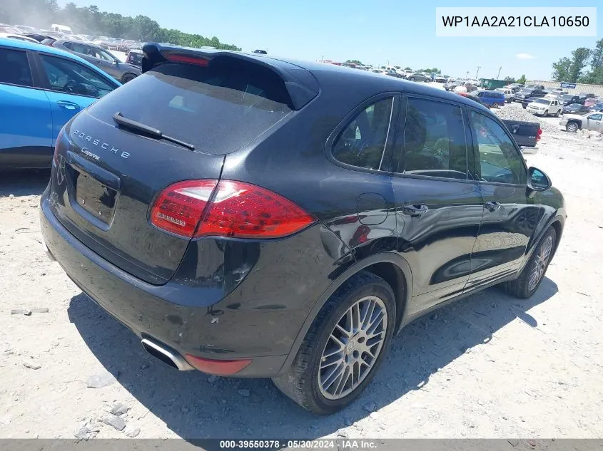 WP1AA2A21CLA10650 2012 Porsche Cayenne