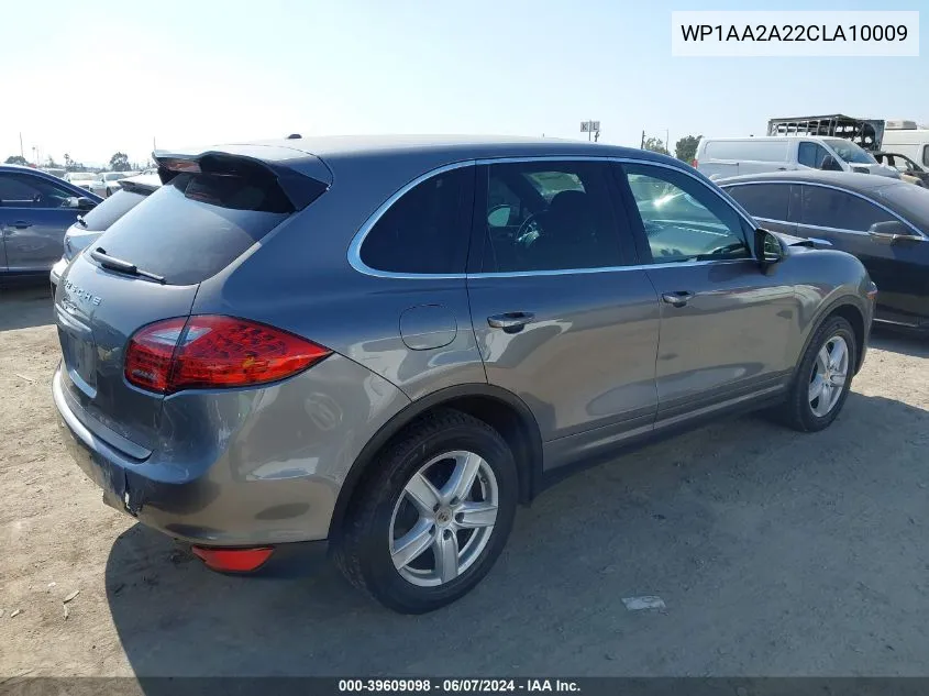 WP1AA2A22CLA10009 2012 Porsche Cayenne