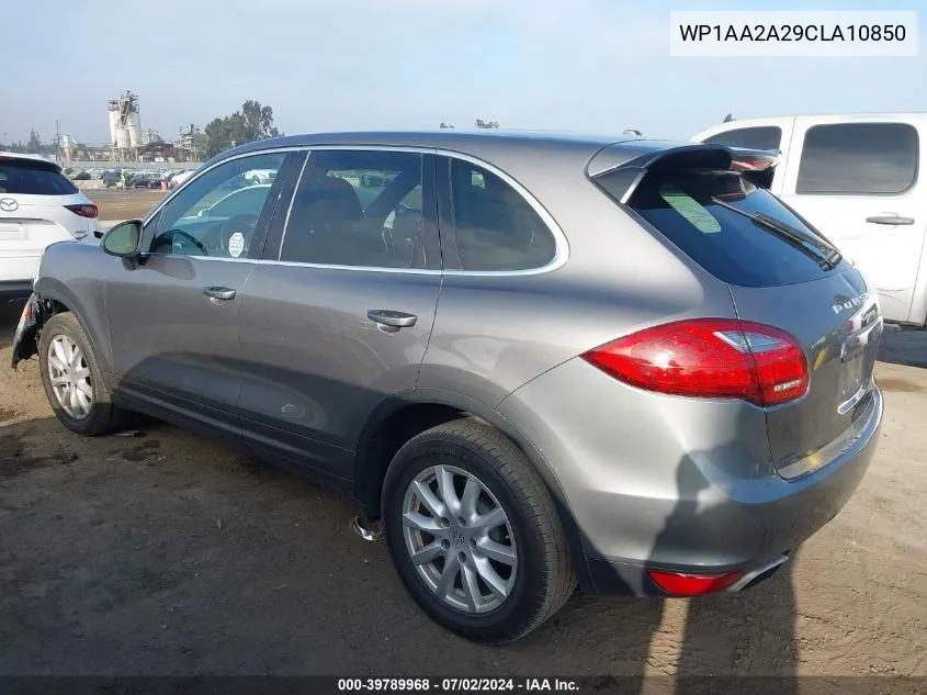 WP1AA2A29CLA10850 2012 Porsche Cayenne