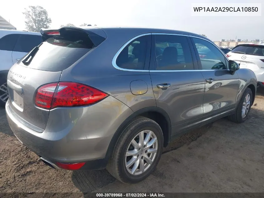 WP1AA2A29CLA10850 2012 Porsche Cayenne