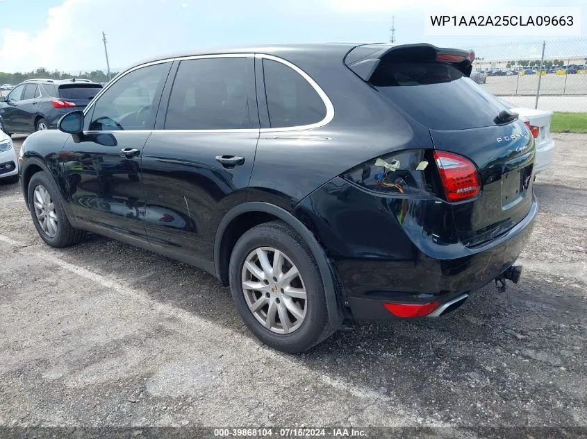 WP1AA2A25CLA09663 2012 Porsche Cayenne